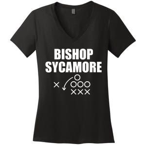 Bishop Sycamore Fake Varsity School Football Team Women's V-Neck T-Shirt