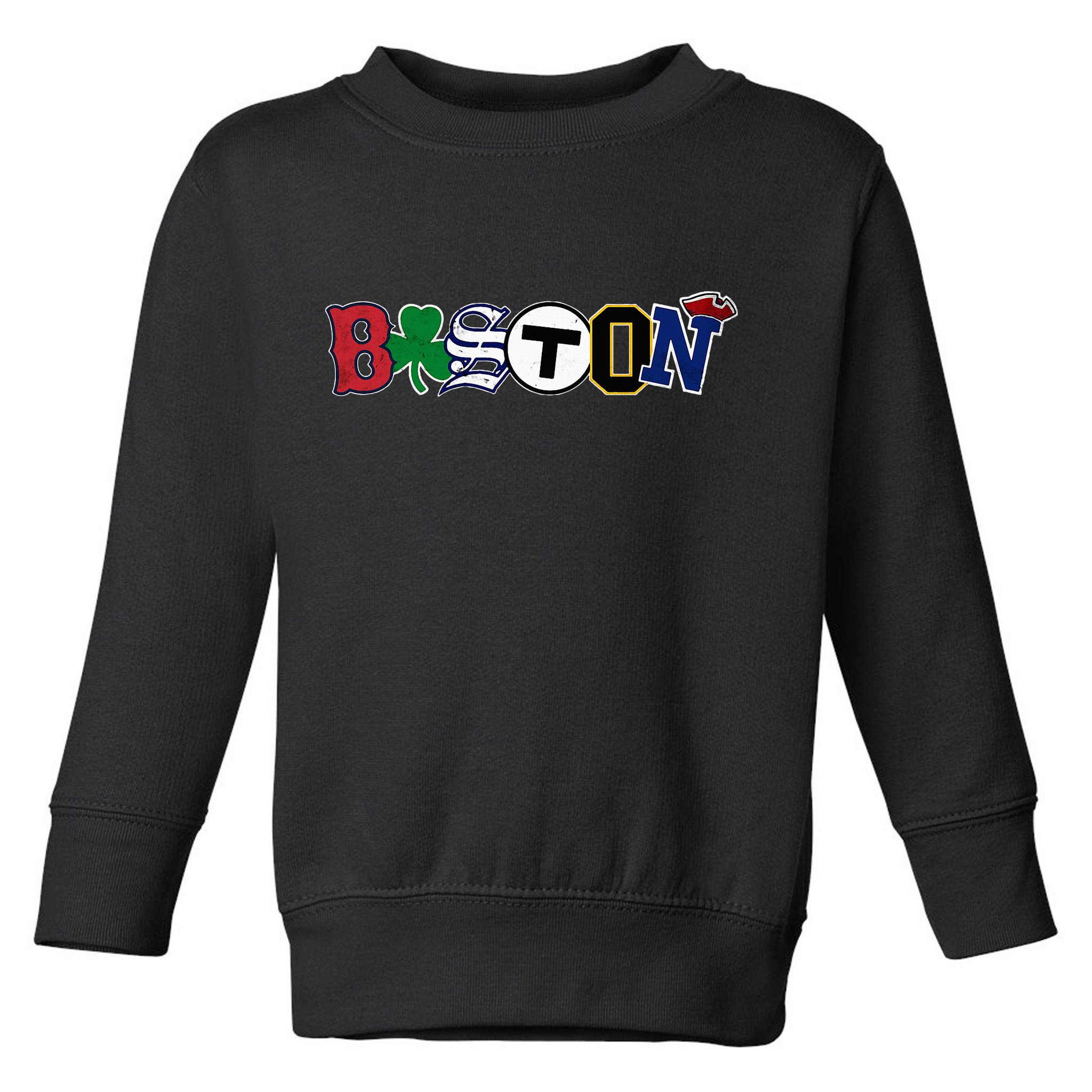 Boston Sports Fan City Pride Vintage Memorabilia Toddler Sweatshirt