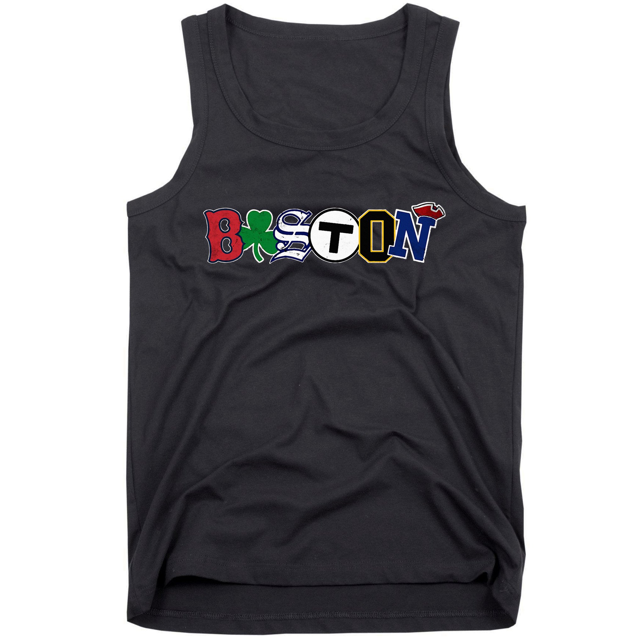 Boston Sports Fan City Pride Vintage Memorabilia Tank Top