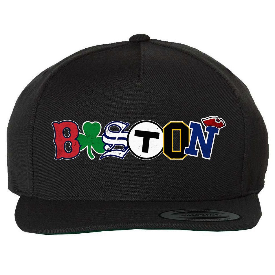 Boston Sports Fan City Pride Vintage Memorabilia Wool Snapback Cap