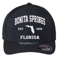 Bonita Springs Florida FL Vintage State Athletic Style Flexfit Unipanel Trucker Cap