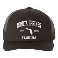 Bonita Springs Florida FL Vintage State Athletic Style Yupoong Adult 5-Panel Trucker Hat