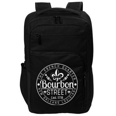 Bourbon Street French Quarter New Orleans Louisiana Est 1718 Impact Tech Backpack