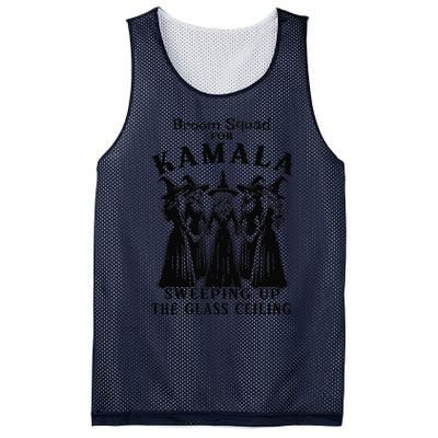 Broom Squad For Kamala Sweeping Up The Glass Ceiling Mesh Reversible Basketball Jersey Tank