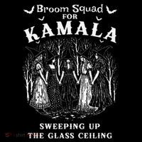 Broom Squad For Kamala Sweeping Up The Glass Ceiling T-Shirt