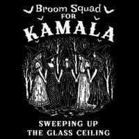 Broom Squad For Kamala Sweeping Up The Glass Ceiling Kids T-Shirt