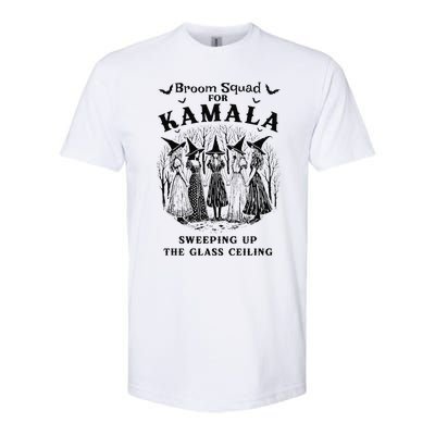 Broom Squad For Kamala Sweeping Up The Glass Ceiling Softstyle® CVC T-Shirt