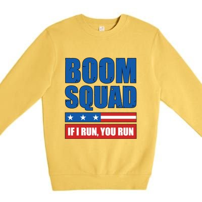 Boom Squad Fireworks Director 4th Of July Premium Crewneck Sweatshirt