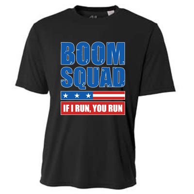 Boom Squad Fireworks Director 4th Of July Cooling Performance Crew T-Shirt