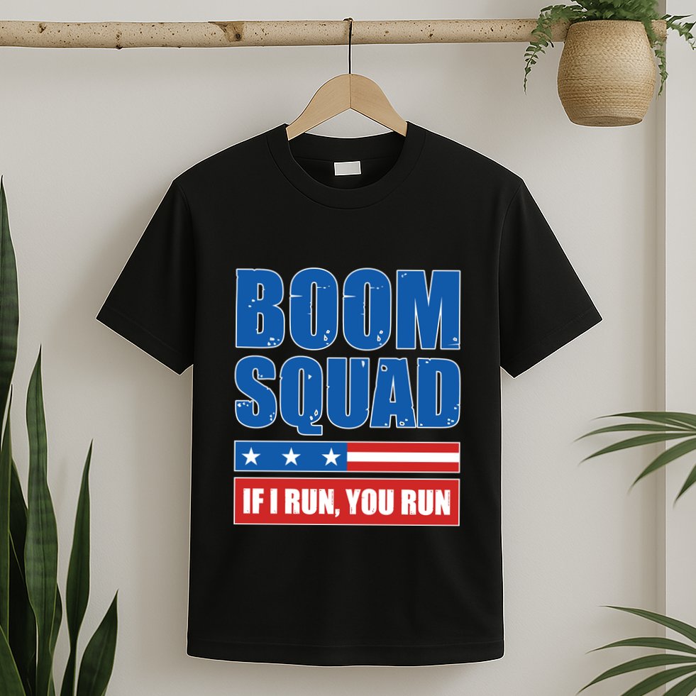Boom Squad Fireworks Director 4th Of July T-Shirt