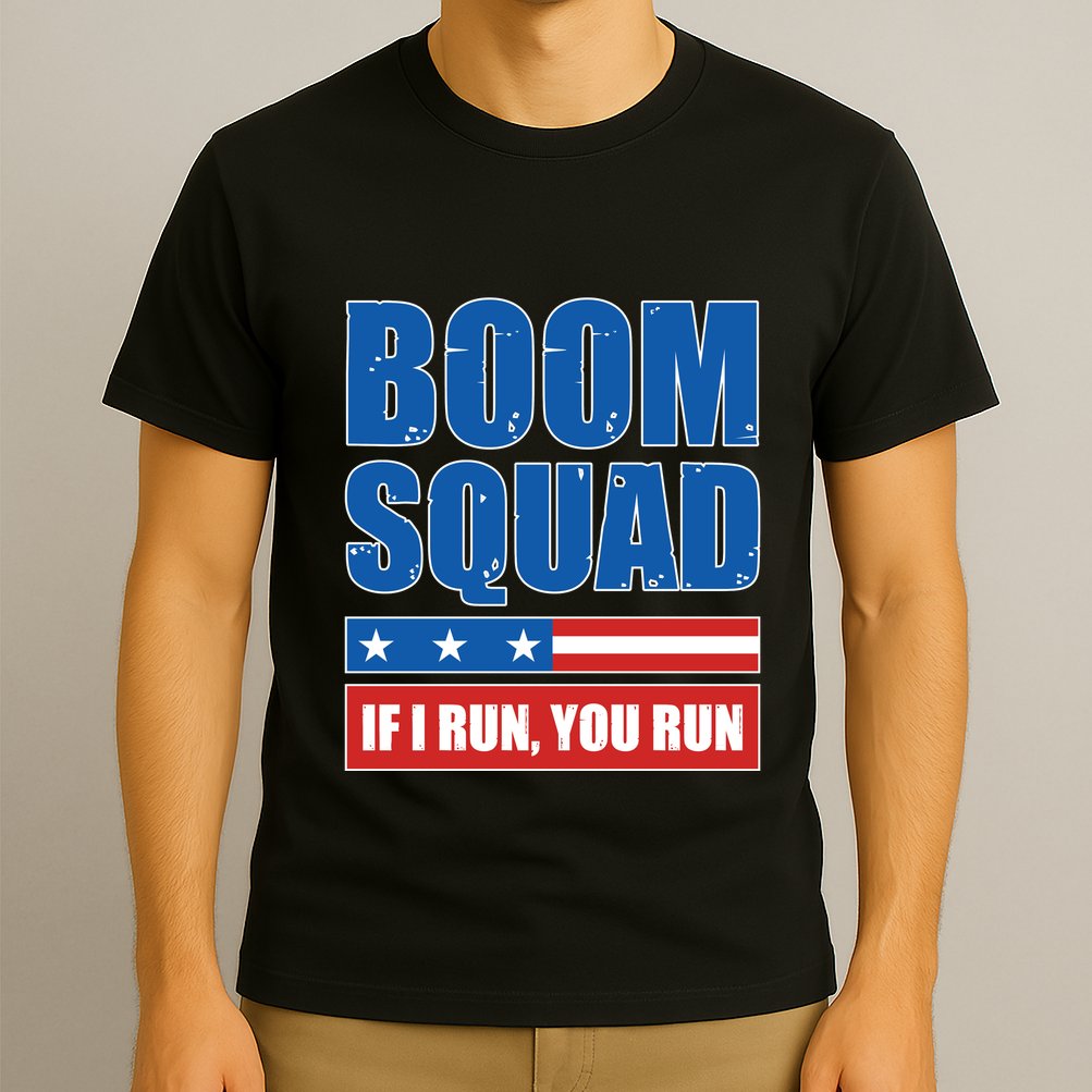 Boom Squad Fireworks Director 4th Of July T-Shirt