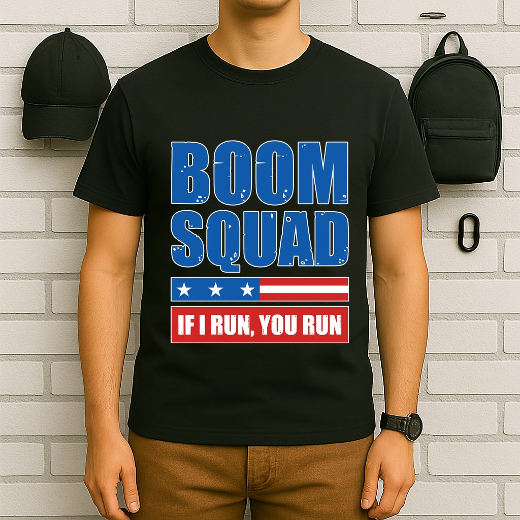 Boom Squad Fireworks Director 4th Of July T-Shirt