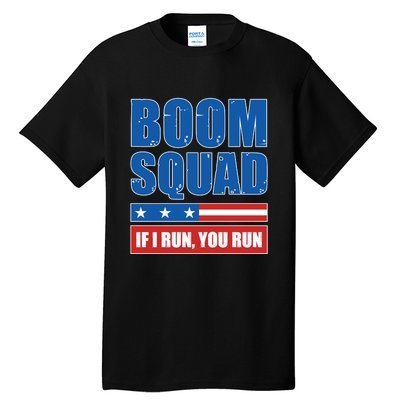 Boom Squad Fireworks Director 4th Of July Tall T-Shirt