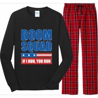 Boom Squad Fireworks Director 4th Of July Long Sleeve Pajama Set