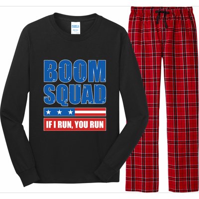 Boom Squad Fireworks Director 4th Of July Long Sleeve Pajama Set