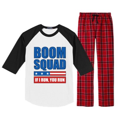 Boom Squad Fireworks Director 4th Of July Raglan Sleeve Pajama Set