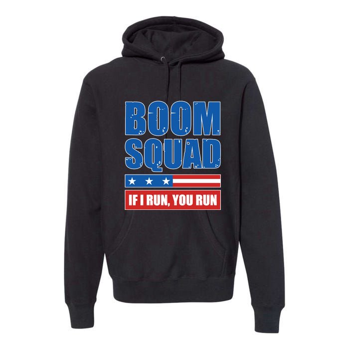 Boom Squad Fireworks Director 4th Of July Premium Hoodie