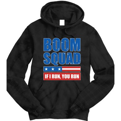 Boom Squad Fireworks Director 4th Of July Tie Dye Hoodie