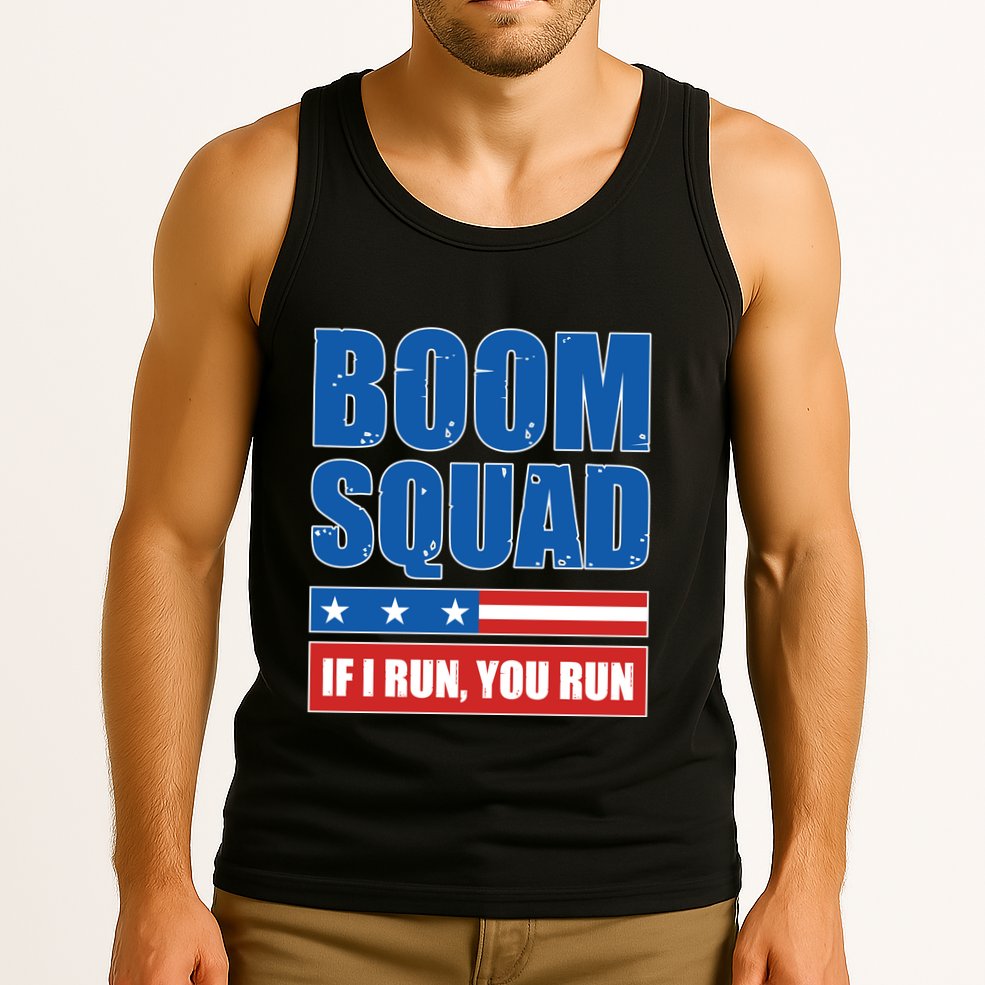 Boom Squad Fireworks Director 4th Of July Tank Top