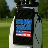 Boom Squad Fireworks Director 4th Of July Golf Towel