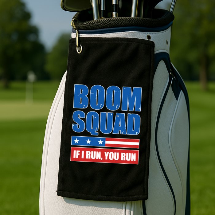 Boom Squad Fireworks Director 4th Of July Golf Towel