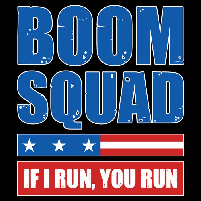 Boom Squad Fireworks Director 4th Of July Women's Crop Top Tee