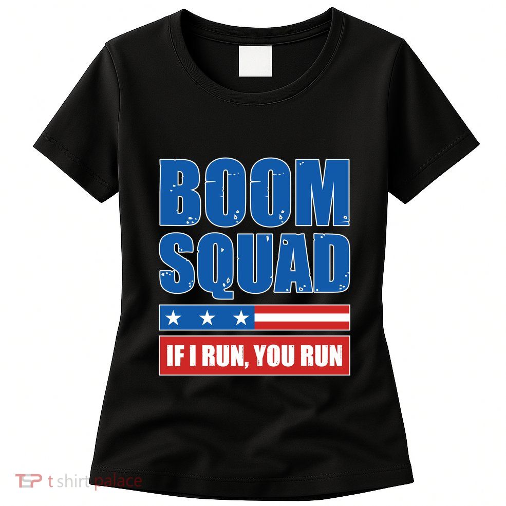 Boom Squad Fireworks Director 4th Of July Womens T-Shirt