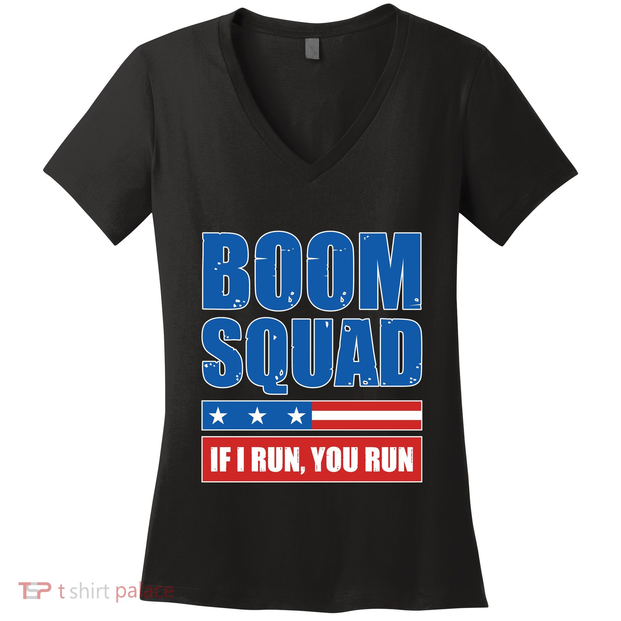 Boom Squad Fireworks Director 4th Of July Women's V-Neck T-Shirt