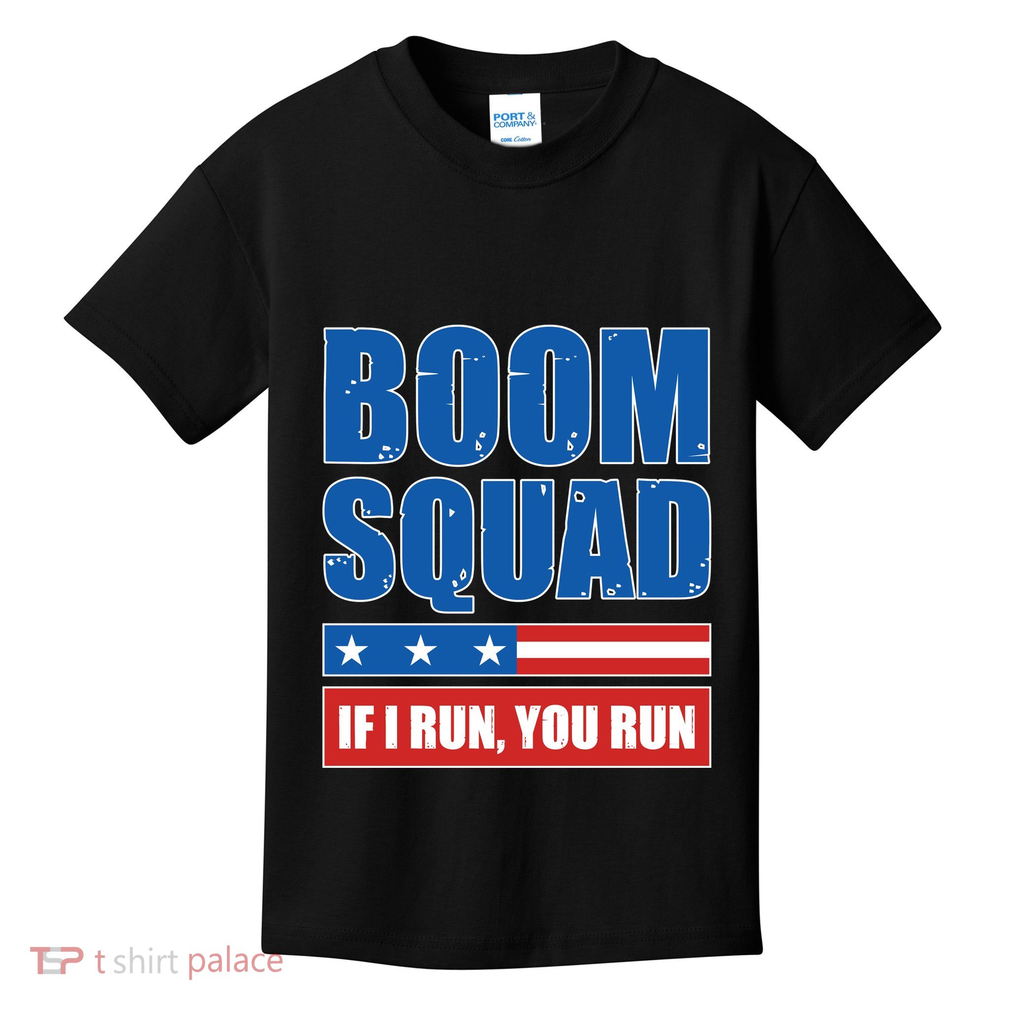 Boom Squad Fireworks Director 4th Of July Kids T-Shirt