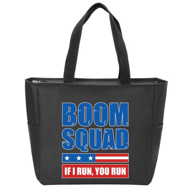 Boom Squad Fireworks Director 4th Of July Zip Tote Bag