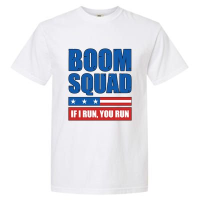 Boom Squad Fireworks Director 4th Of July Garment-Dyed Heavyweight T-Shirt