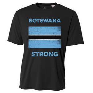 Botswana Strong Flag Of Botswana Country Of Botswana Cooling Performance Crew T-Shirt