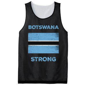 Botswana Strong Flag Of Botswana Country Of Botswana Mesh Reversible Basketball Jersey Tank