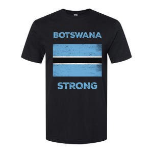 Botswana Strong Flag Of Botswana Country Of Botswana Softstyle CVC T-Shirt