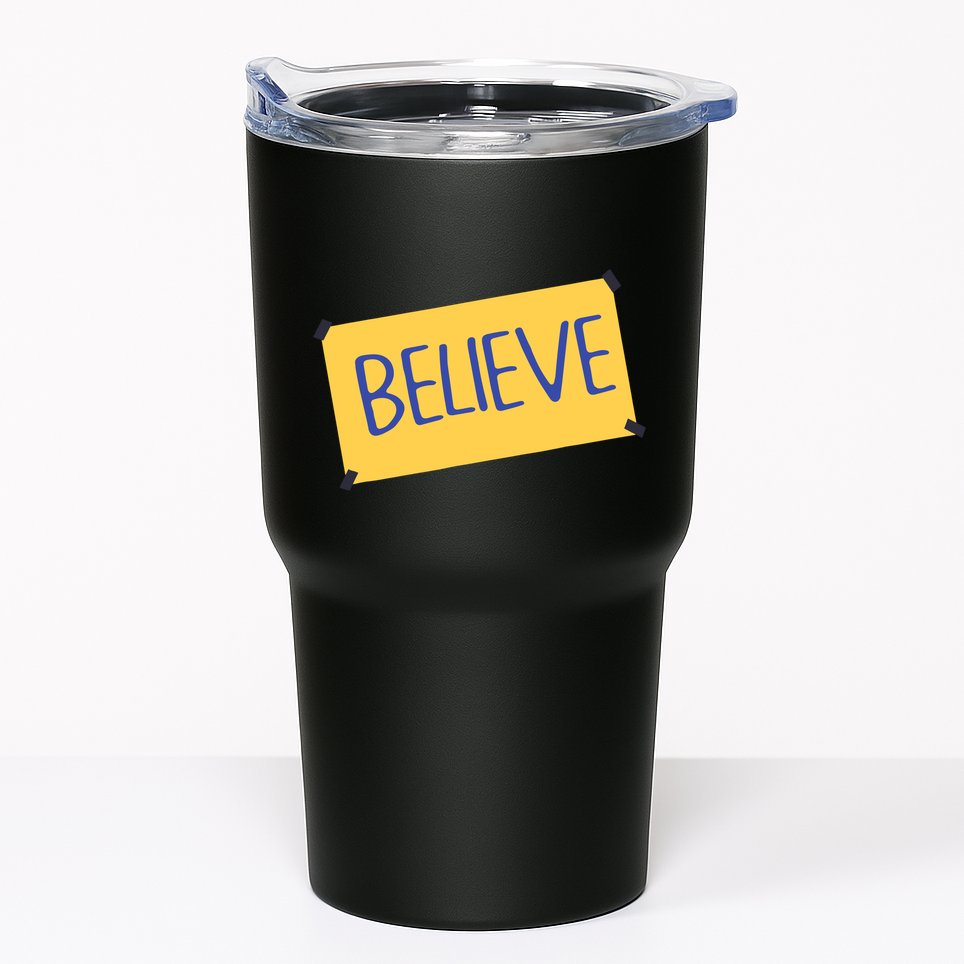 Believe Soccer Faith Coach Tumbler