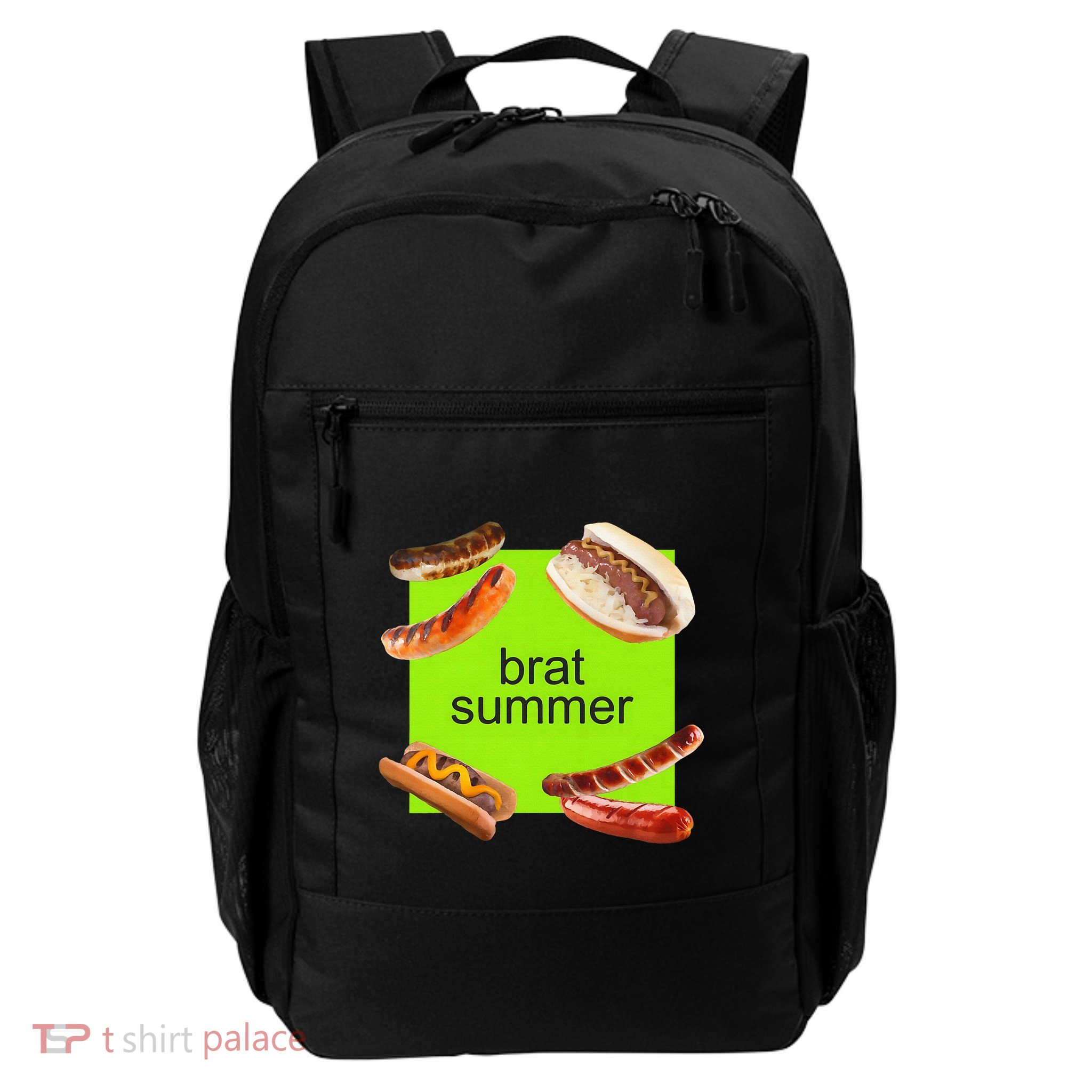 Brat Summer Funny Hot Dog Bratwurst Summer Daily Commute Backpack