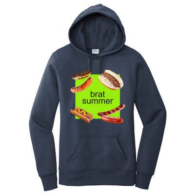 Brat Summer Funny Hot Dog Bratwurst Summer Women's Pullover Hoodie