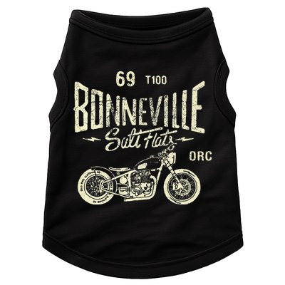 Bonneville Salt Flats Motorcycle Racing Gift Doggie Tank