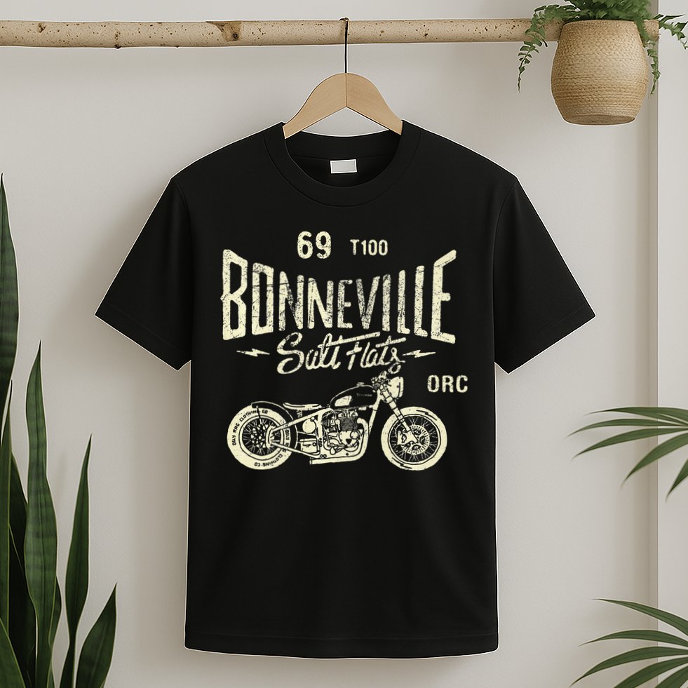 Bonneville Salt Flats Motorcycle Racing Gift T-Shirt