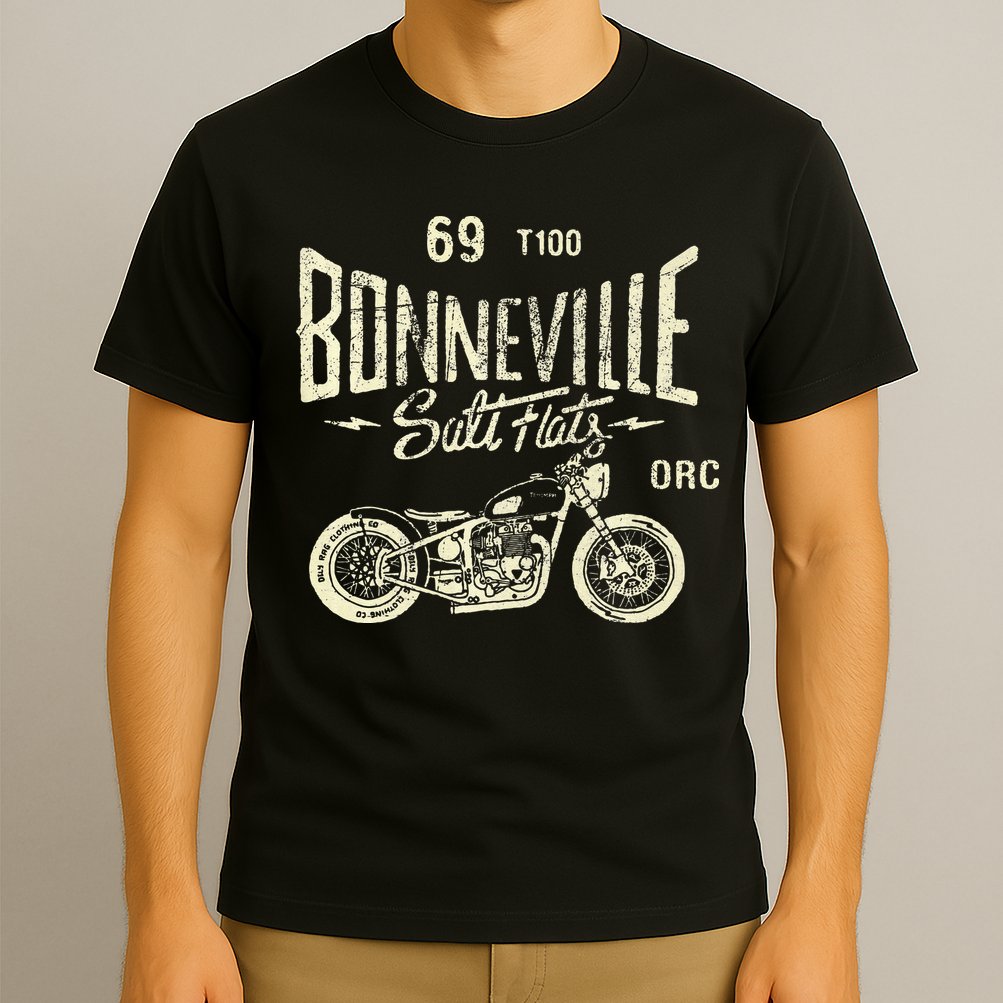 Bonneville Salt Flats Motorcycle Racing Gift T-Shirt