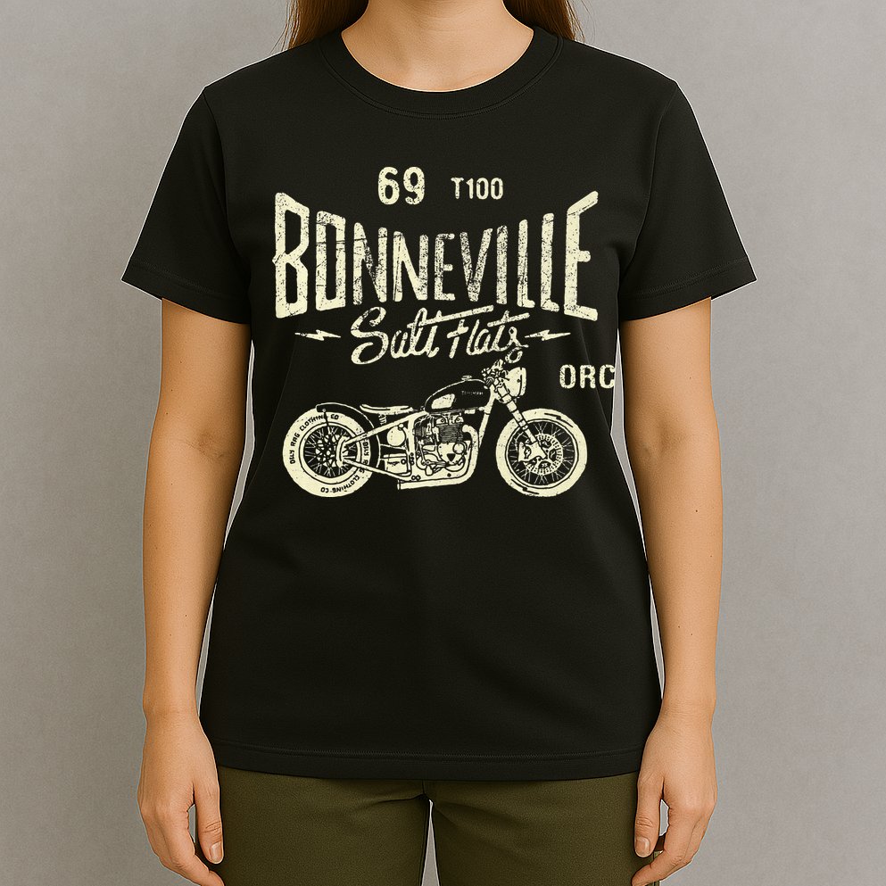 Bonneville Salt Flats Motorcycle Racing Gift T-Shirt