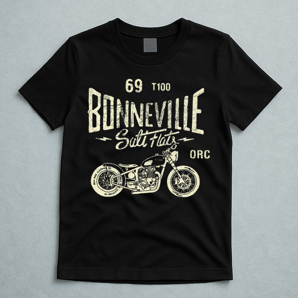 Bonneville Salt Flats Motorcycle Racing Gift T-Shirt