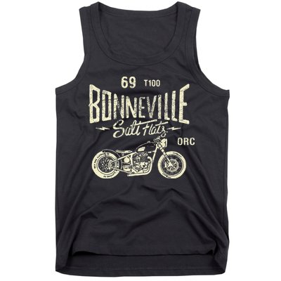 Bonneville Salt Flats Motorcycle Racing Gift Tank Top