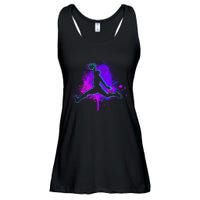 Basketball Sports Fan Player Slam Dunk Ns Ladies Essential Flowy Tank