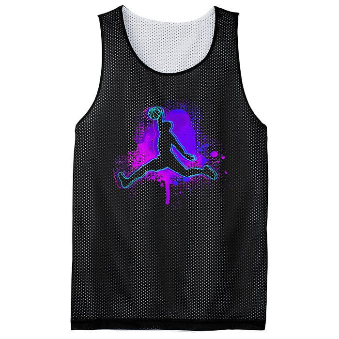 Basketball Sports Fan Player Slam Dunk Ns Mesh Reversible Basketball Jersey Tank