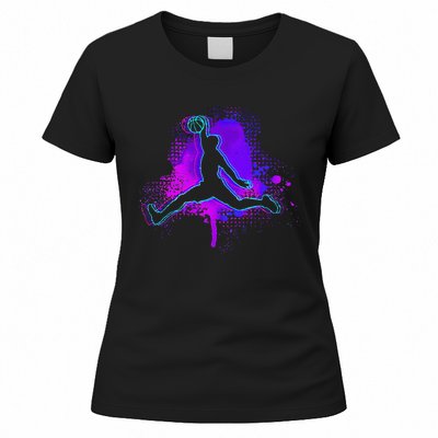 Basketball Sports Fan Player Slam Dunk Ns Women's T-Shirt