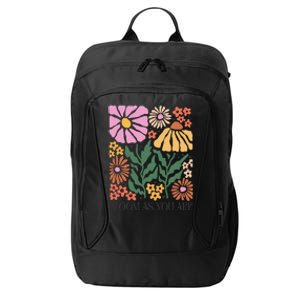 Boho Summer Flower Botanical Nature Lover Floral Wildflower City Backpack