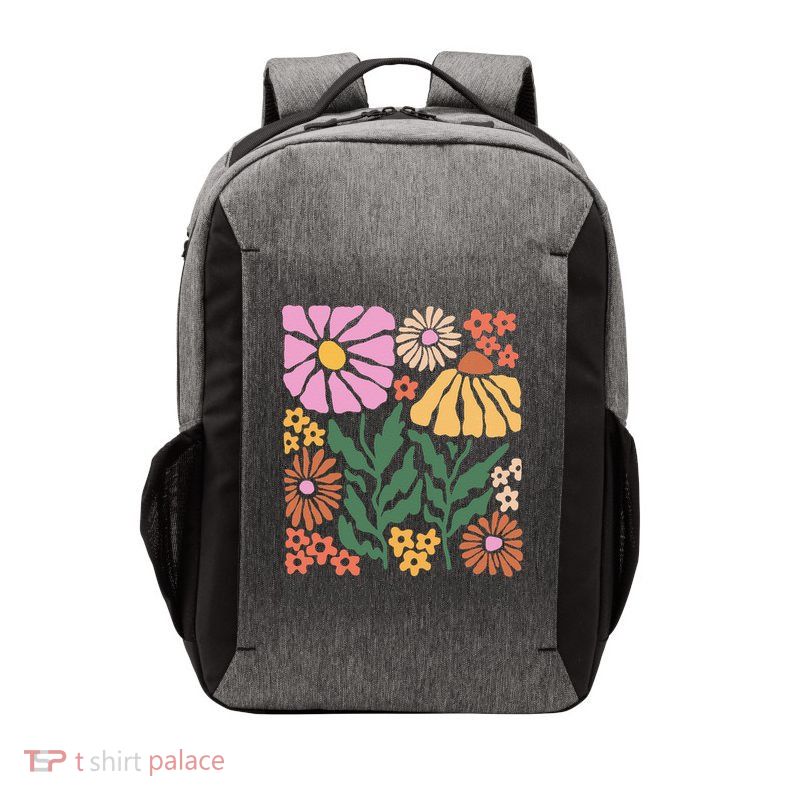 Boho Summer Flower Botanical Nature Lover Floral Wildflower Vector Backpack