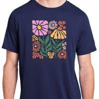 Boho Summer Flower Botanical Nature Lover Floral Wildflower Adult ChromaSoft Performance T-Shirt