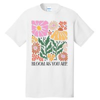 Boho Summer Flower Botanical Nature Lover Floral Wildflower Tall T-Shirt